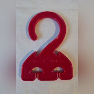 Tupperware Vintage Hang-It-All Tie, Belt, Scarf Retro Red